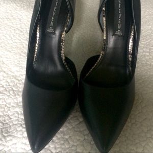 Steve Madden Daisie Black Leather